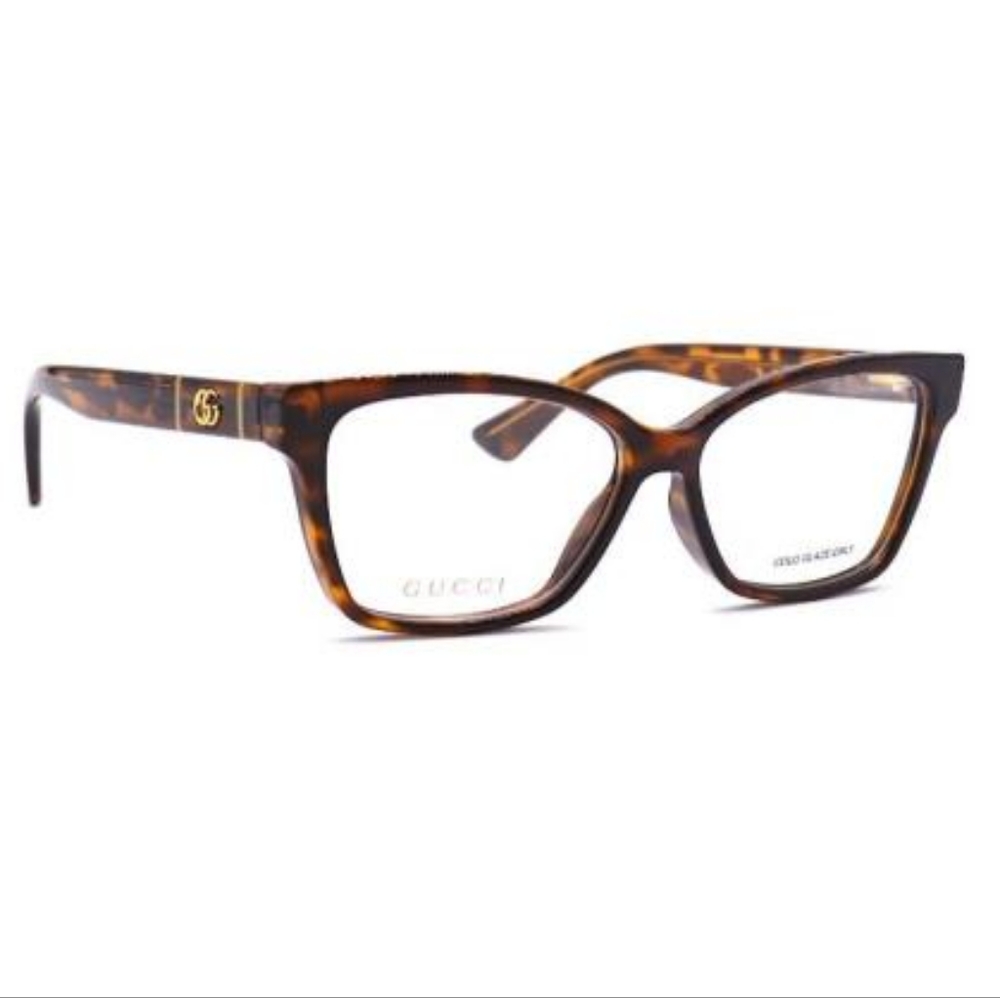 NEW GUCCI CAT-EYE EYEGLASSES GG0634O 002 HAVANA GUCCI WOMEN'S EYEWEAR